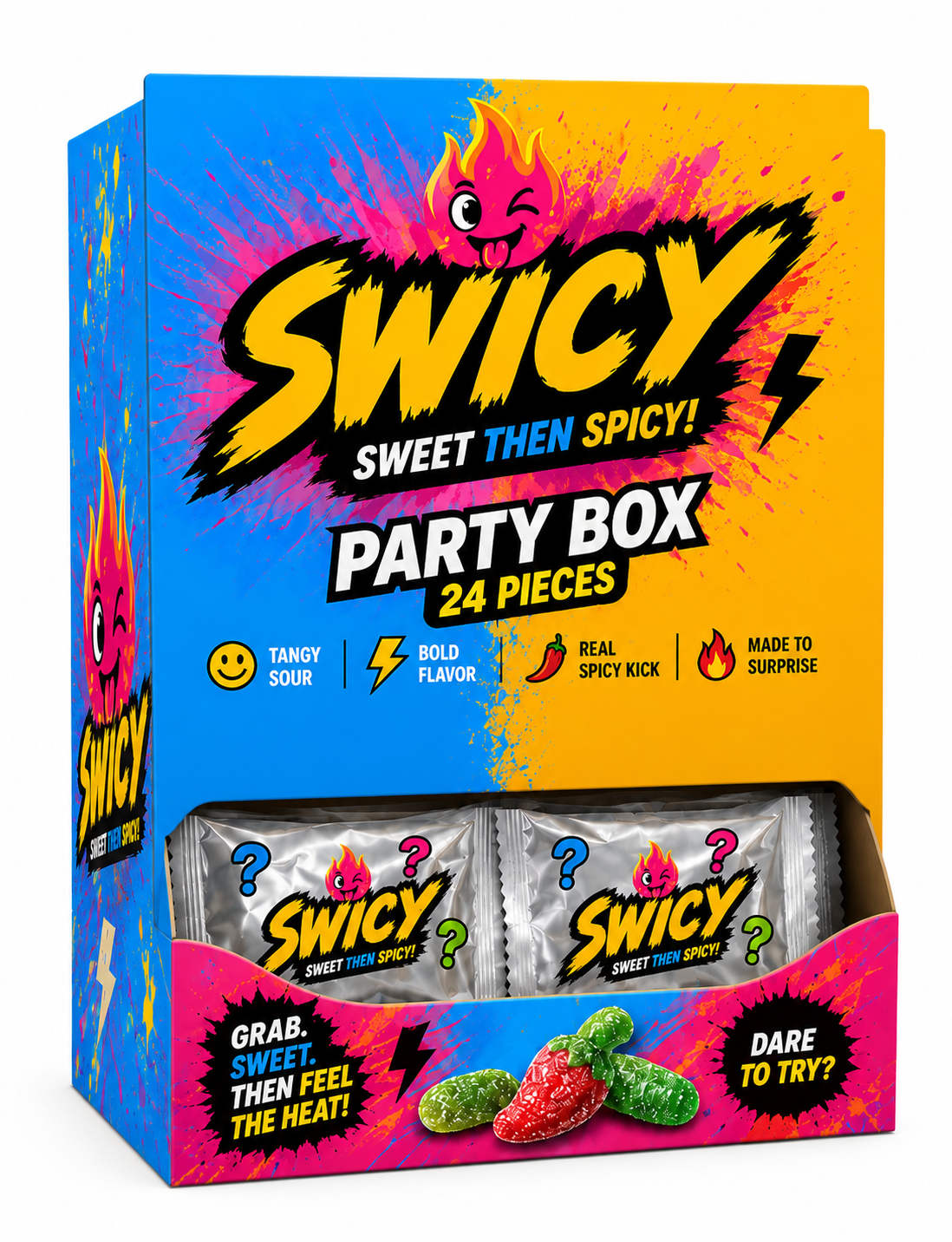 Swicy Party Box 24 pieces display
